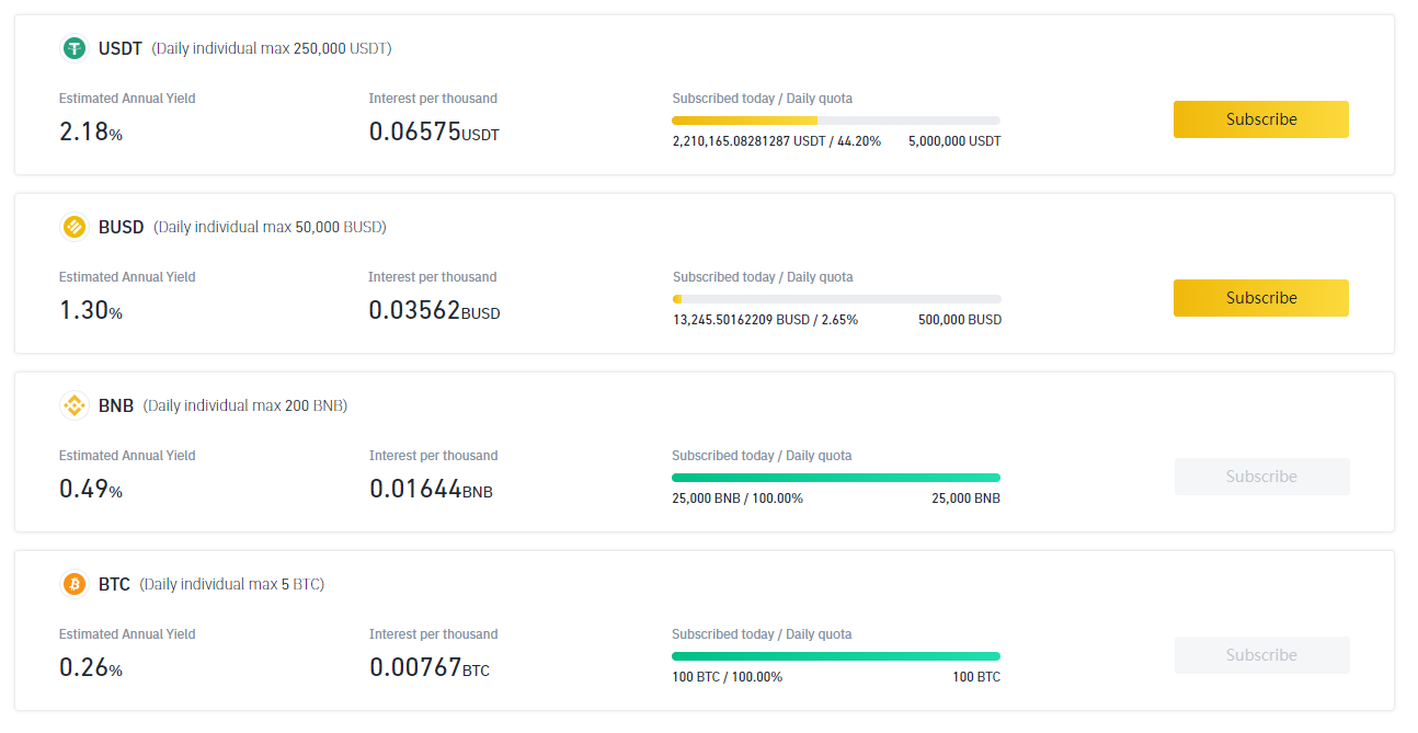 Staking na Binance